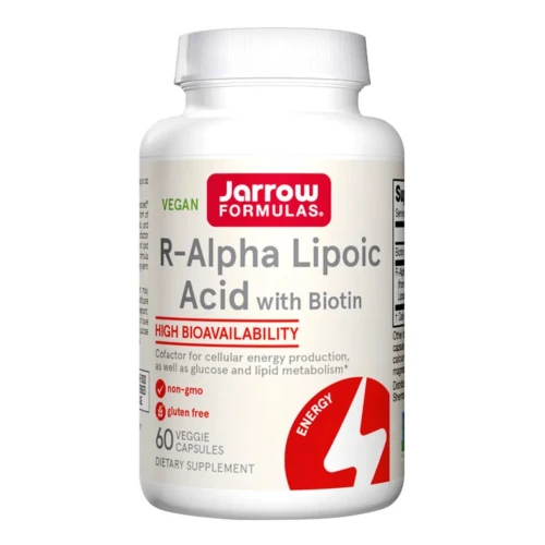 Jarrow - R-Alpha Lipoic Acid + Biotin - 60 kapsułek